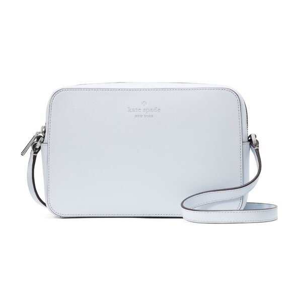 New Kate Spade Harper Crossbody bag Leather Pale Sapphirine - Picture 2 of 5